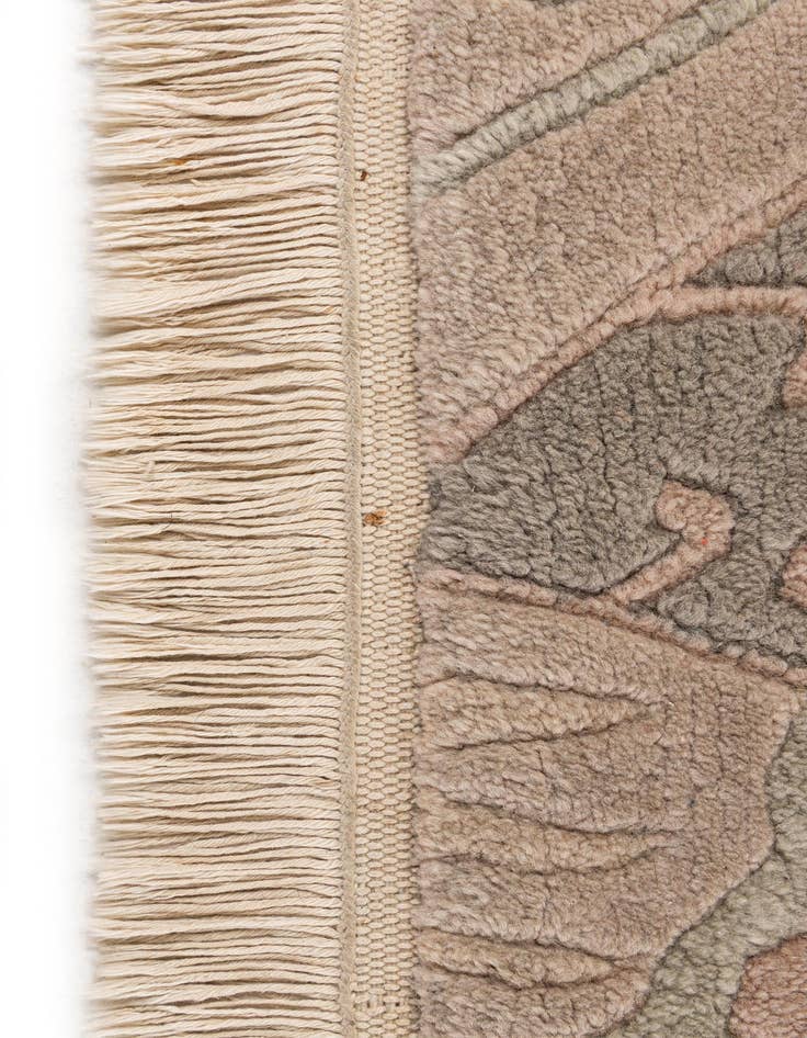 Detail image of  5' 8 x 8'  Hand Knotted Tibet Wool Rug