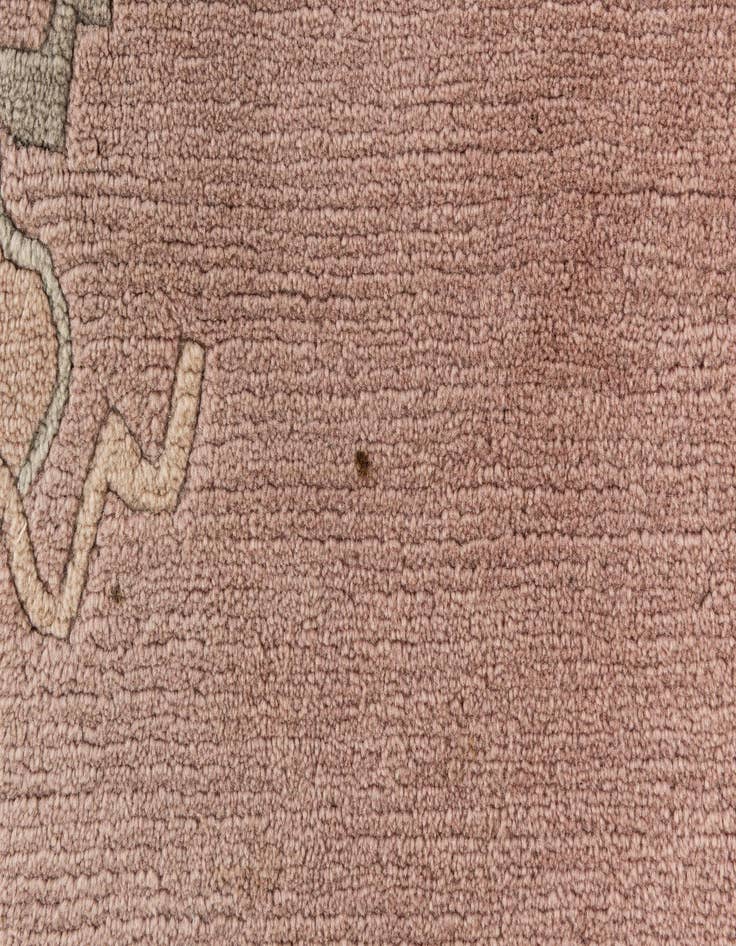 Detail image of  5' 8 x 8'  Hand Knotted Tibet Wool Rug