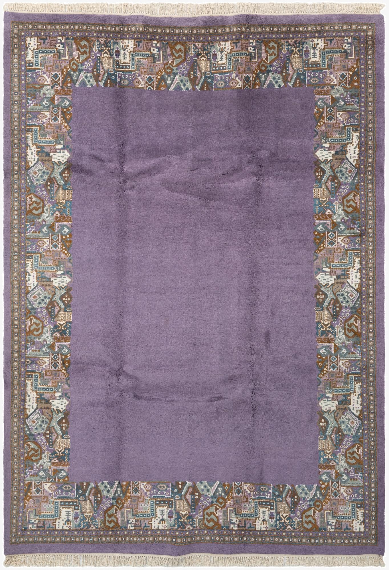  7' 4 x 10' 5  Hand Knotted Tibet Wool Rug