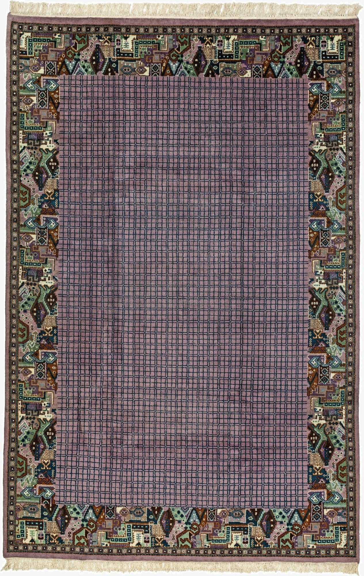  6' 6 x 10'  Hand Knotted Tibet Wool Rug