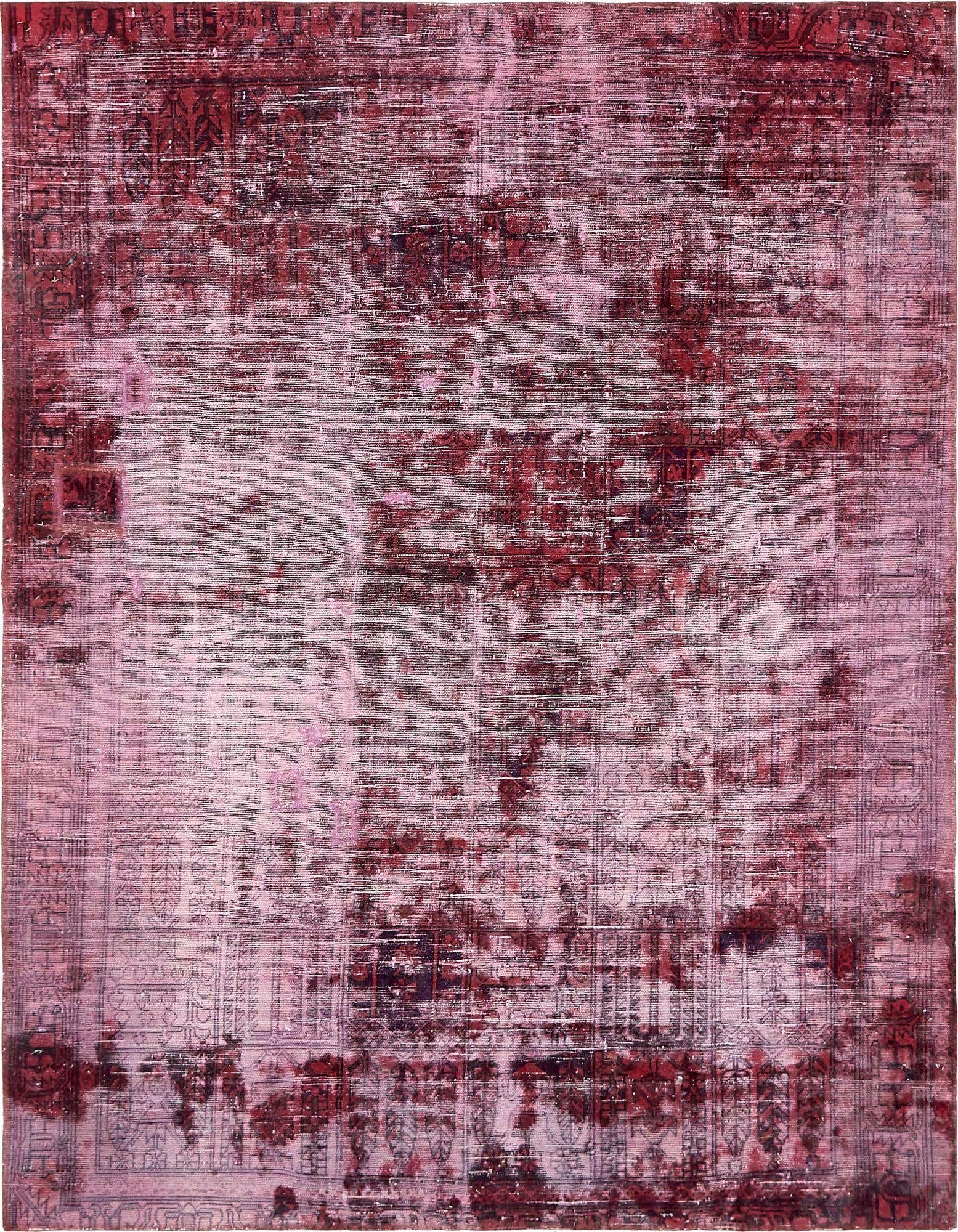 Primary image  6' 8 x 8' 6  Hand Knotted Ultra Vintage Persian Wool Rug