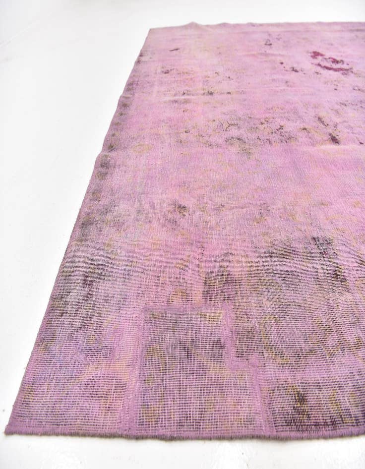 Detail image of  7' 8 x 11' 7  Hand Knotted Ultra Vintage Persian Wool Rug