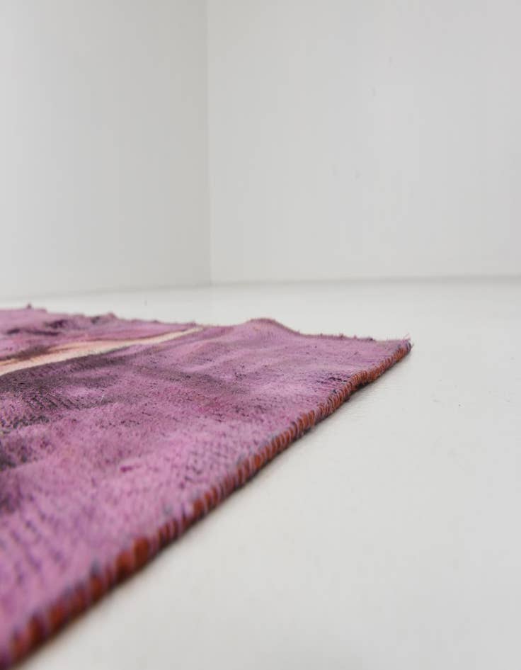 Detail image of  3' 9 x 5' 2  Hand Knotted Ultra Vintage Persian Wool Rug