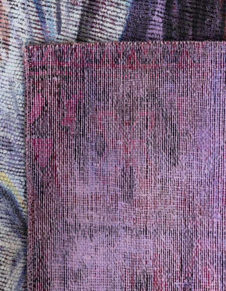 Detail image of  3' 6 x 5'  Hand Knotted Ultra Vintage Persian Wool Rug