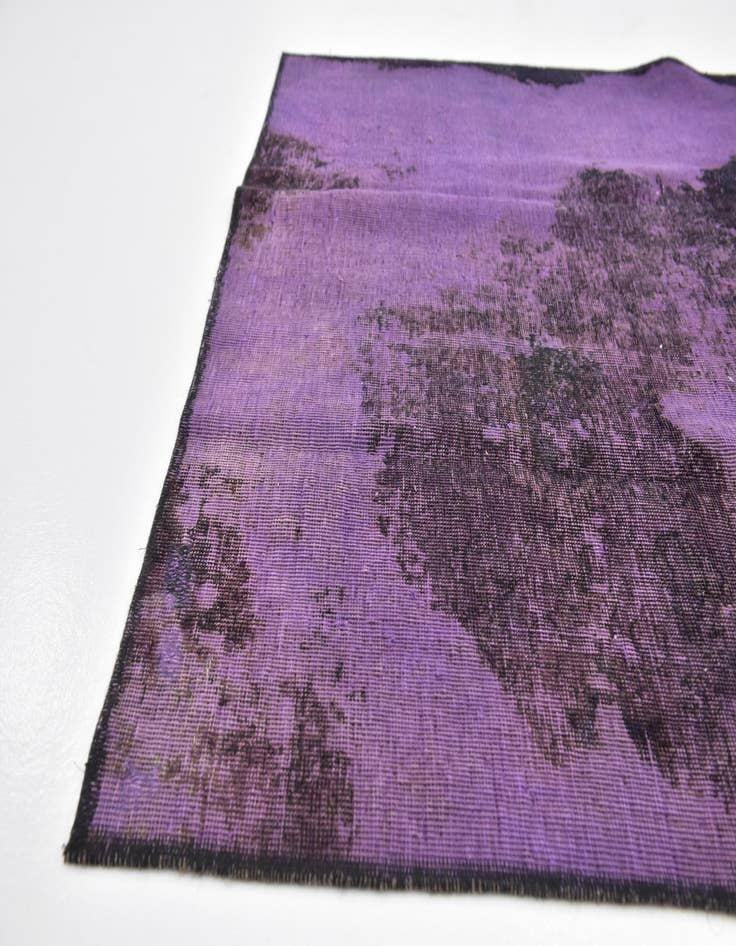 Detail image of  4' 3 x 6' 3  Hand Knotted Ultra Vintage Persian Wool Rug