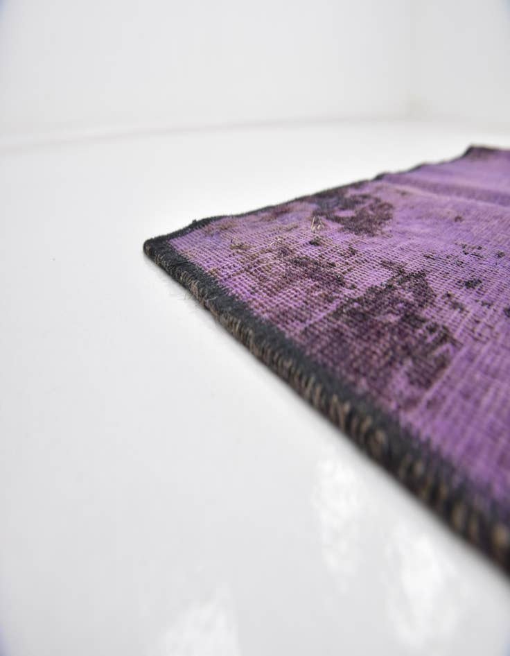 Detail image of  4' 3 x 6' 3  Hand Knotted Ultra Vintage Persian Wool Rug