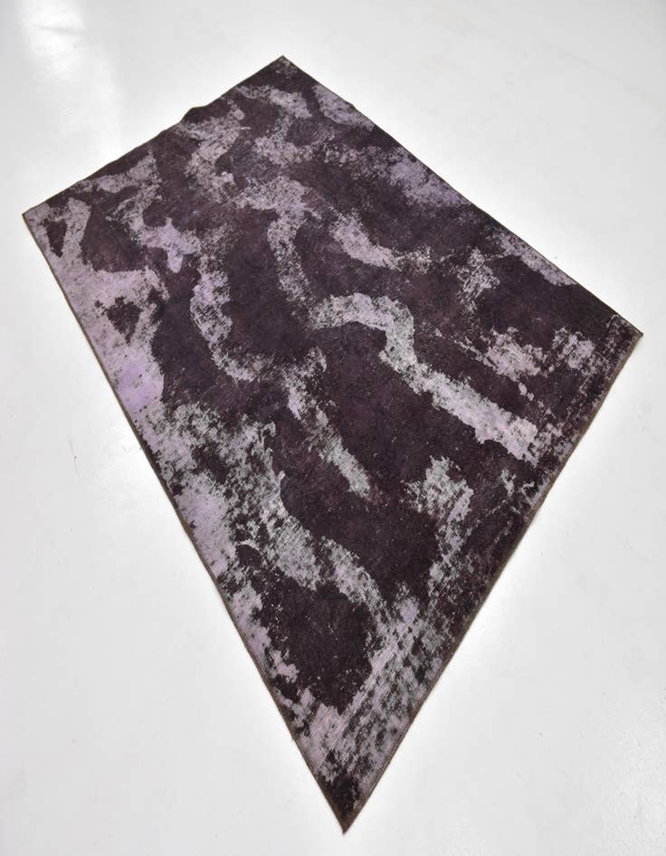 Detail image of  6' 2 x 8' 9  Hand Knotted Ultra Vintage Persian Wool Rug