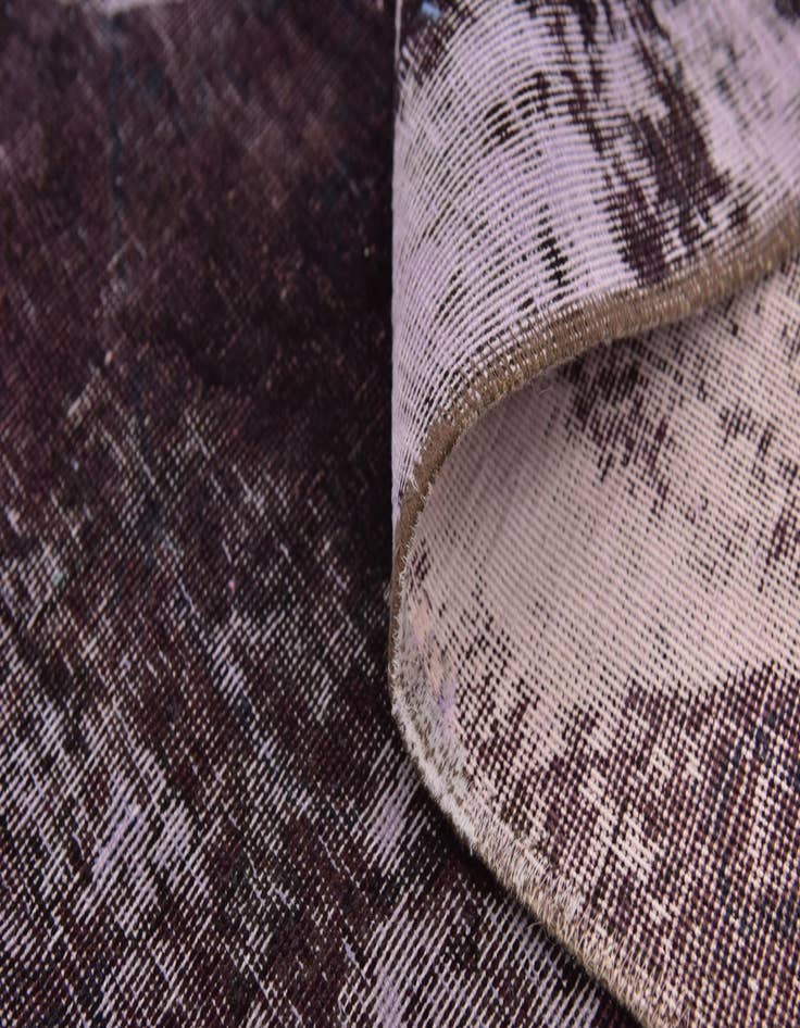 Detail image of  6' 2 x 8' 9  Hand Knotted Ultra Vintage Persian Wool Rug