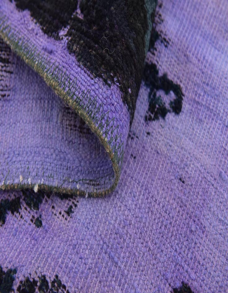 Detail image of  5' 10 x 7'  Hand Knotted Ultra Vintage Persian Wool Rug