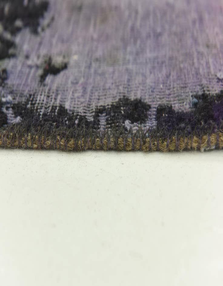 Detail image of  5' 9 x 8'  Hand Knotted Ultra Vintage Persian Wool Rug