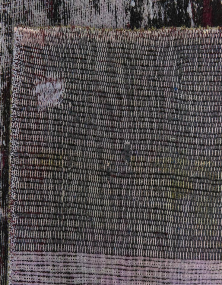 Detail image of  6' 8 x 8' 2  Hand Knotted Ultra Vintage Persian Wool Rug