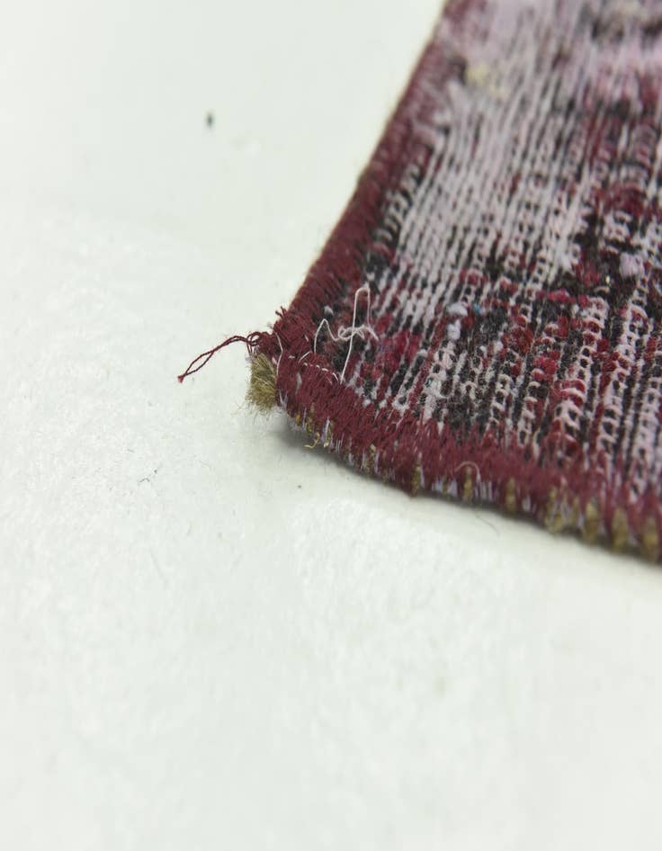 Detail image of  6' 8 x 8' 2  Hand Knotted Ultra Vintage Persian Wool Rug