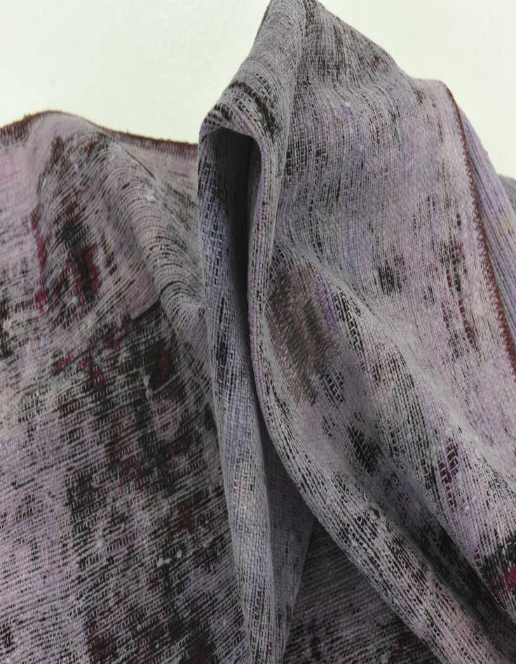 Detail image of  6' 8 x 8' 2  Hand Knotted Ultra Vintage Persian Wool Rug