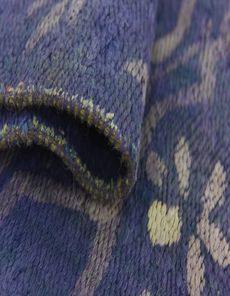 Detail image of  5' 6 x 9' 4  Hand Knotted Ultra Vintage Persian Wool Rug