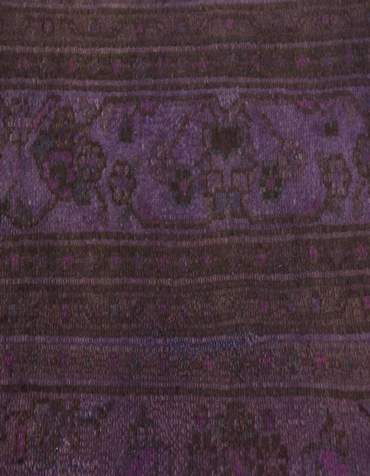 Detail image of  7' x 10'  Hand Knotted Ultra Vintage Persian Wool Rug