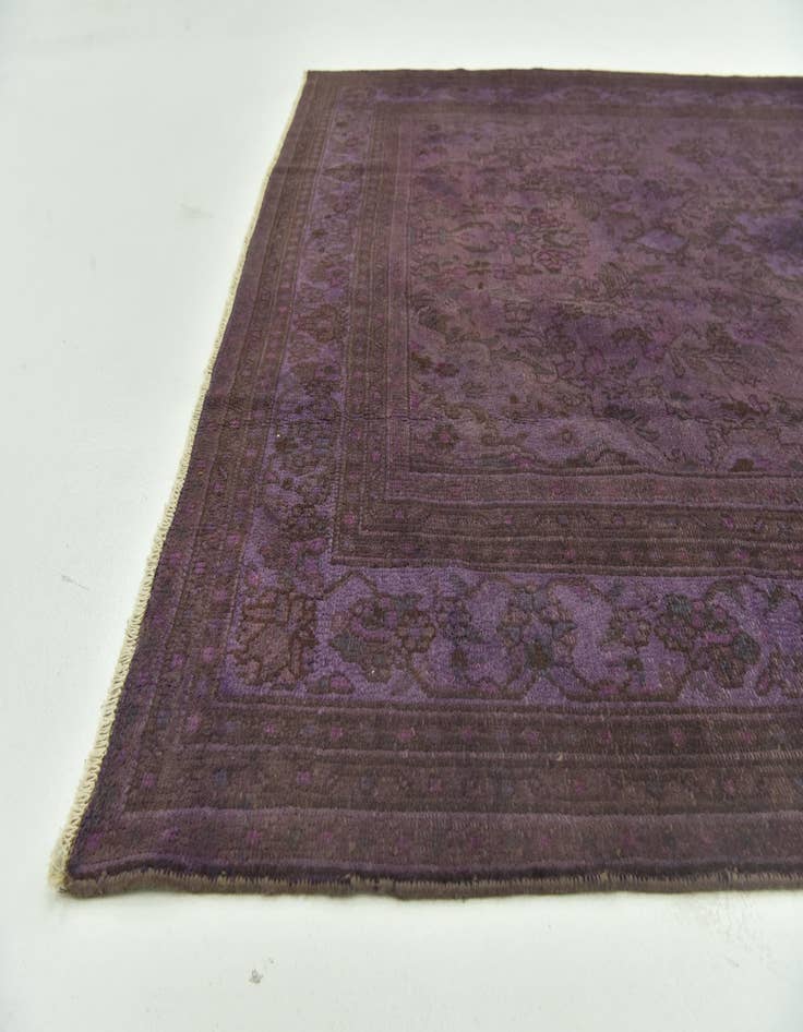 Detail image of  7' x 10'  Hand Knotted Ultra Vintage Persian Wool Rug