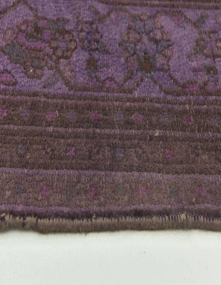 Detail image of  7' x 10'  Hand Knotted Ultra Vintage Persian Wool Rug