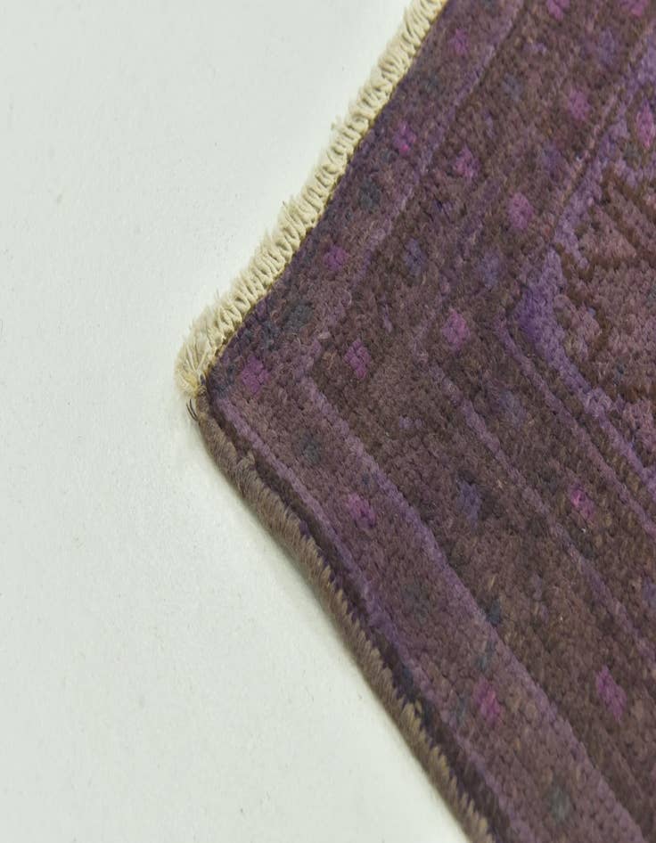 Detail image of  7' x 10'  Hand Knotted Ultra Vintage Persian Wool Rug