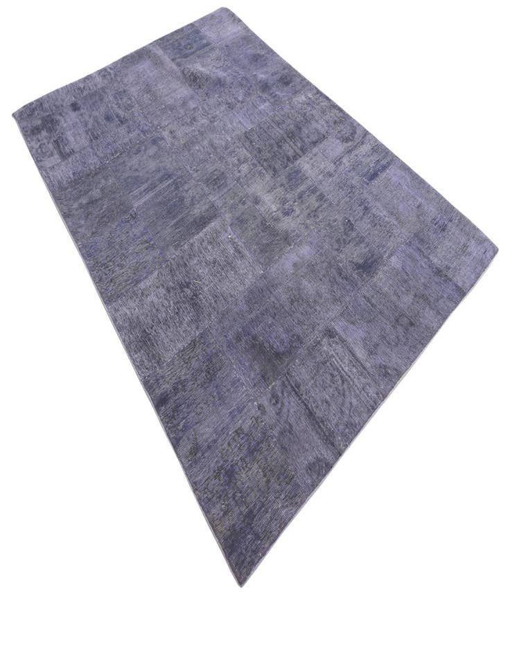 Detail image of  5' 9 x 8'  Hand Knotted Ultra Vintage Persian Wool Rug