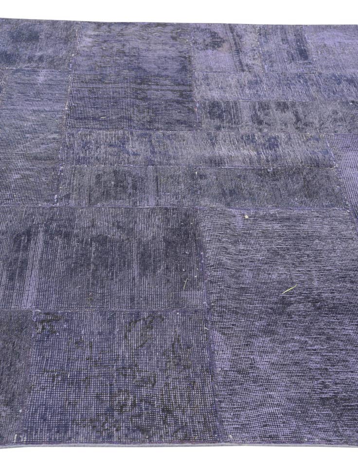 Detail image of  5' 9 x 8'  Hand Knotted Ultra Vintage Persian Wool Rug