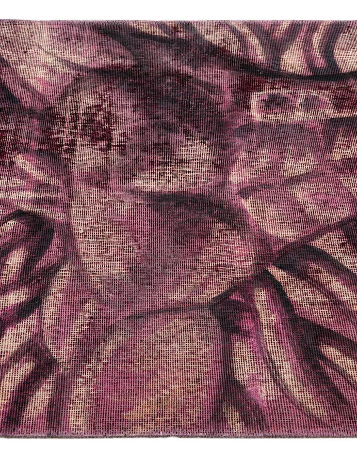 Detail image of  3' 2 x 4' 4  Hand Knotted Ultra Vintage Persian Wool Rug