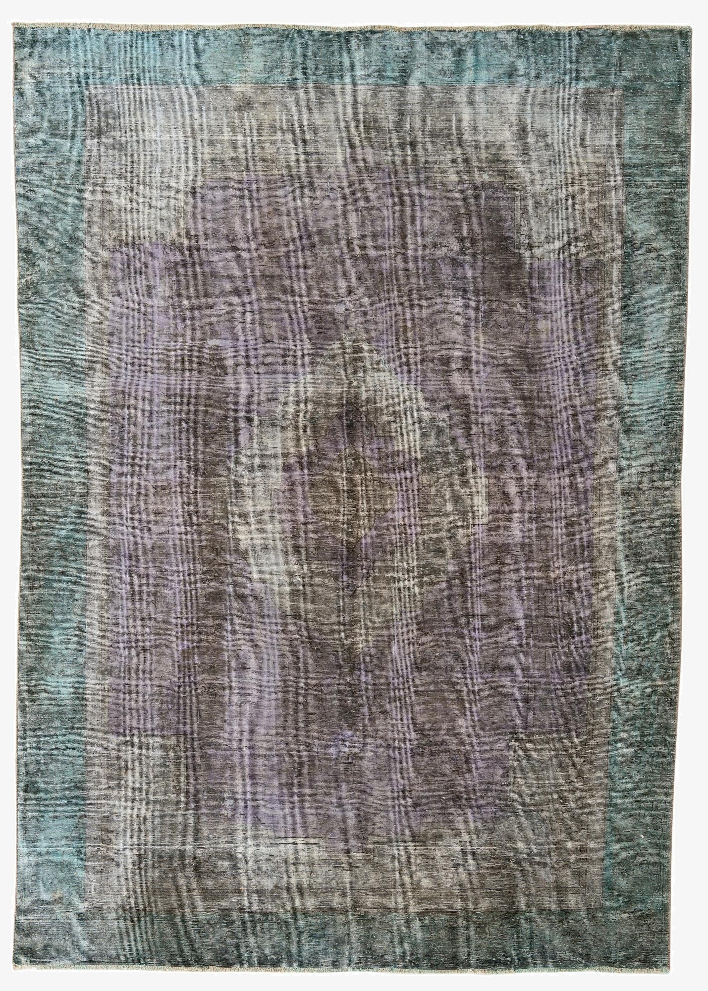  7' 5 x 10' 7  Hand Knotted Ultra Vintage Persian Wool Rug