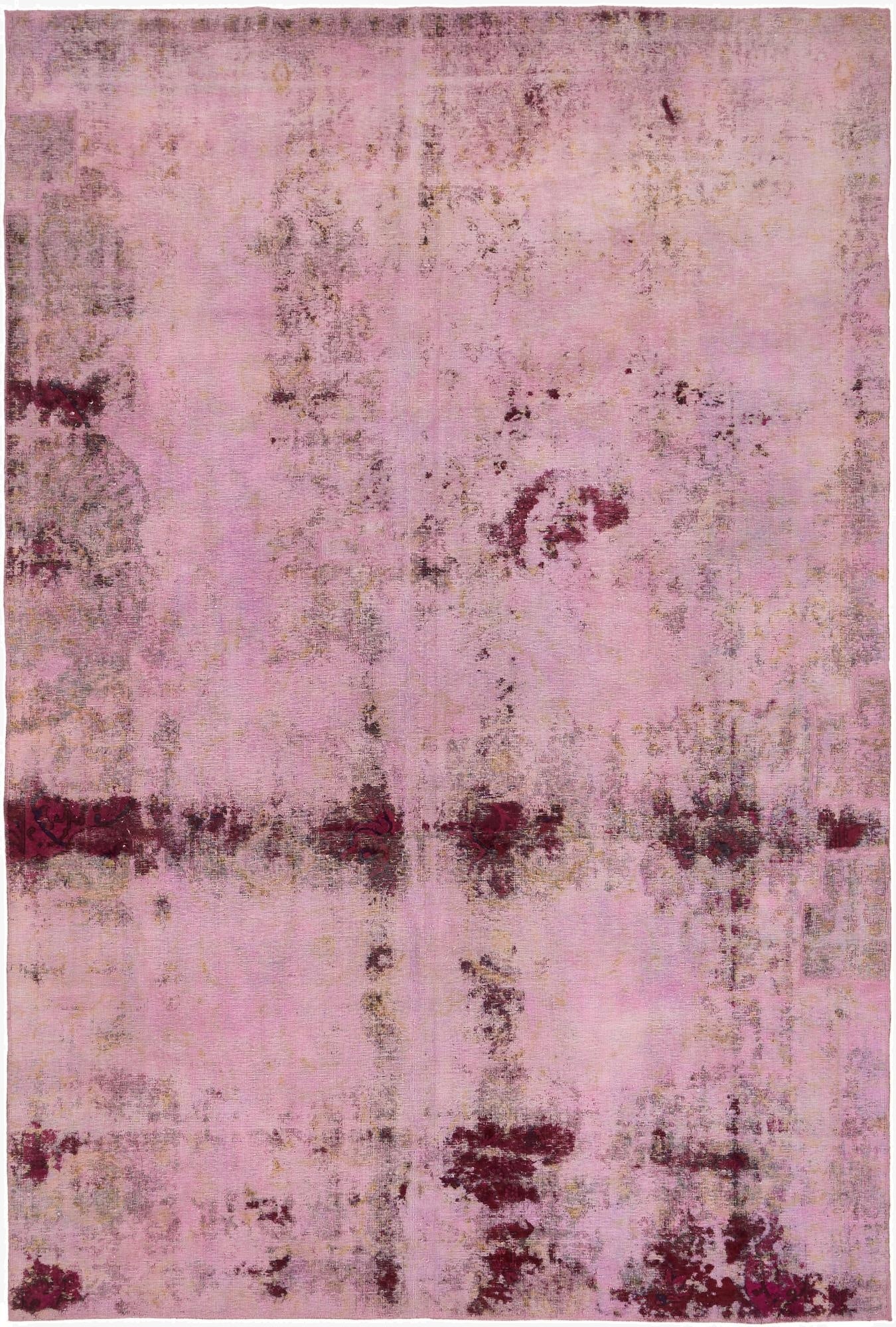  7' 8 x 11' 7  Hand Knotted Ultra Vintage Persian Wool Rug