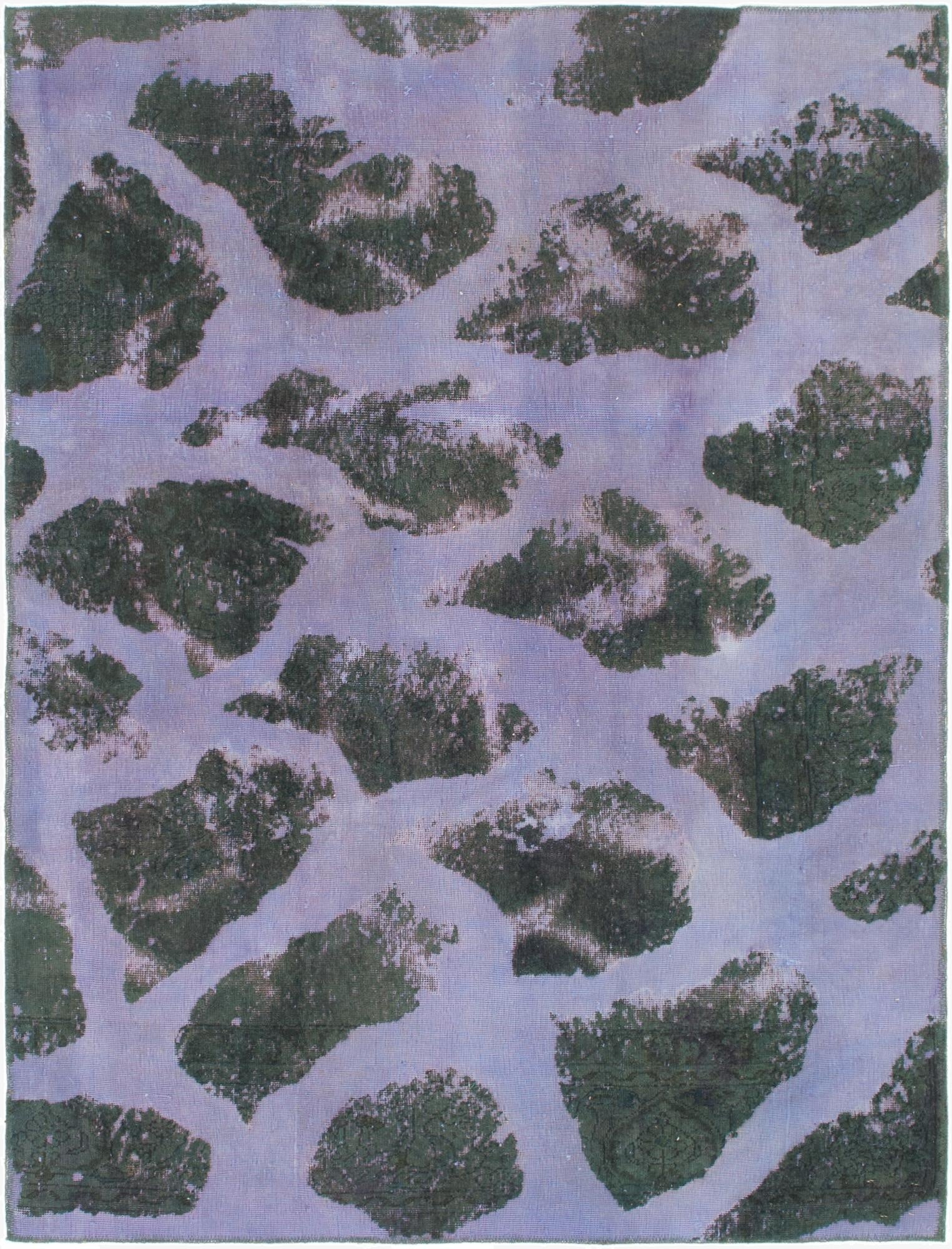  5' 2 x 6' 10  Hand Knotted Ultra Vintage Persian Wool Rug