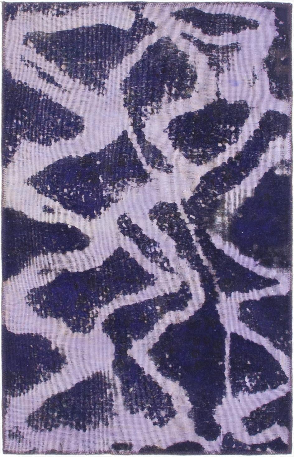  2' 9 x 4' 4  Hand Knotted Ultra Vintage Persian Wool Rug