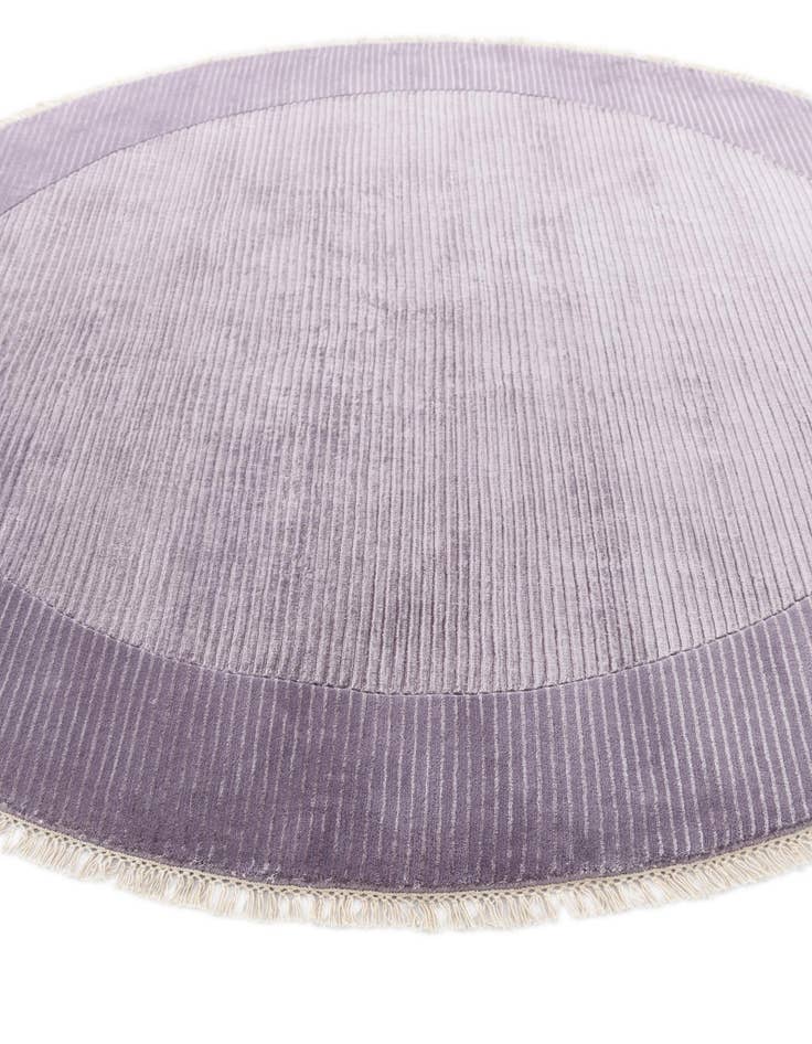 Detail image of  6' 5 x 6' 5  Hand Knotted Darya Wool Round Rug