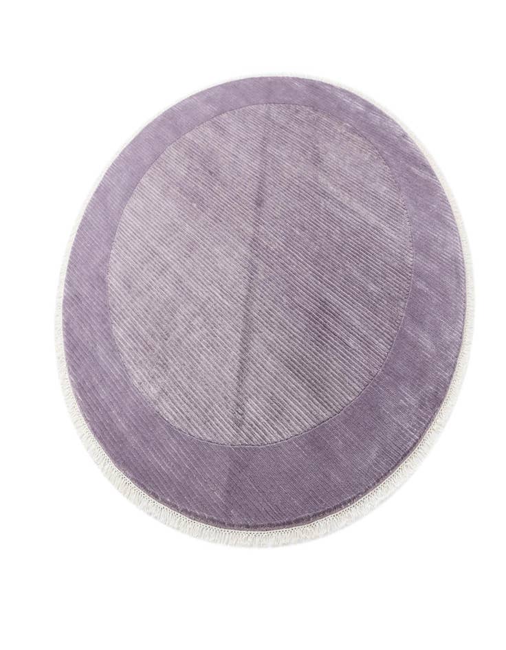 Detail image of  6' 5 x 6' 5  Hand Knotted Darya Wool Round Rug