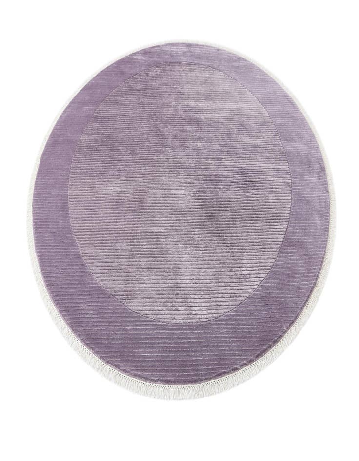 Detail image of  6' 5 x 6' 5  Hand Knotted Darya Wool Round Rug