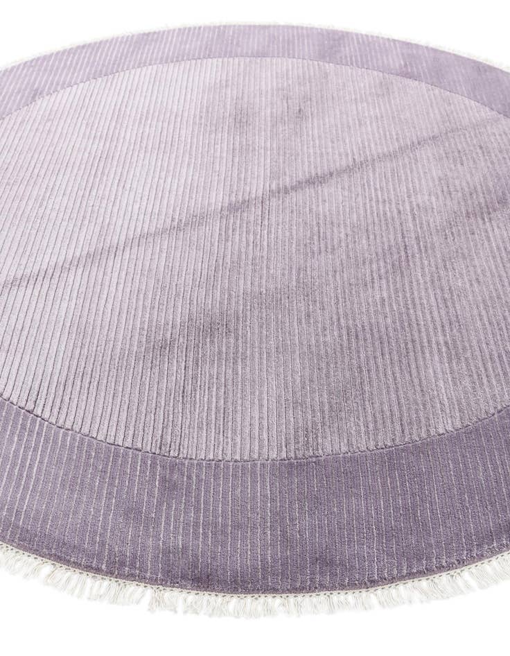 Detail image of  6' 5 x 6' 5  Hand Knotted Darya Wool Round Rug