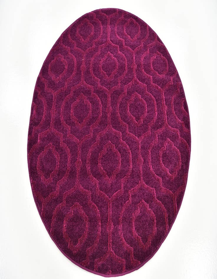 Detail image of  4' x 4' Lattice Frieze Round Rug