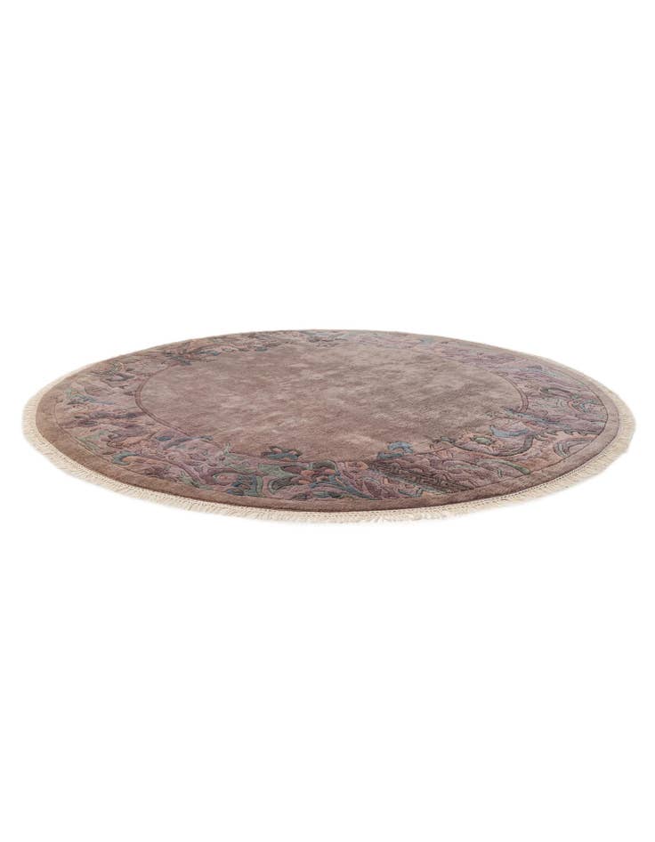 Detail image of  7' 5 x 7' 5  Hand Knotted Tibet Wool Round Rug