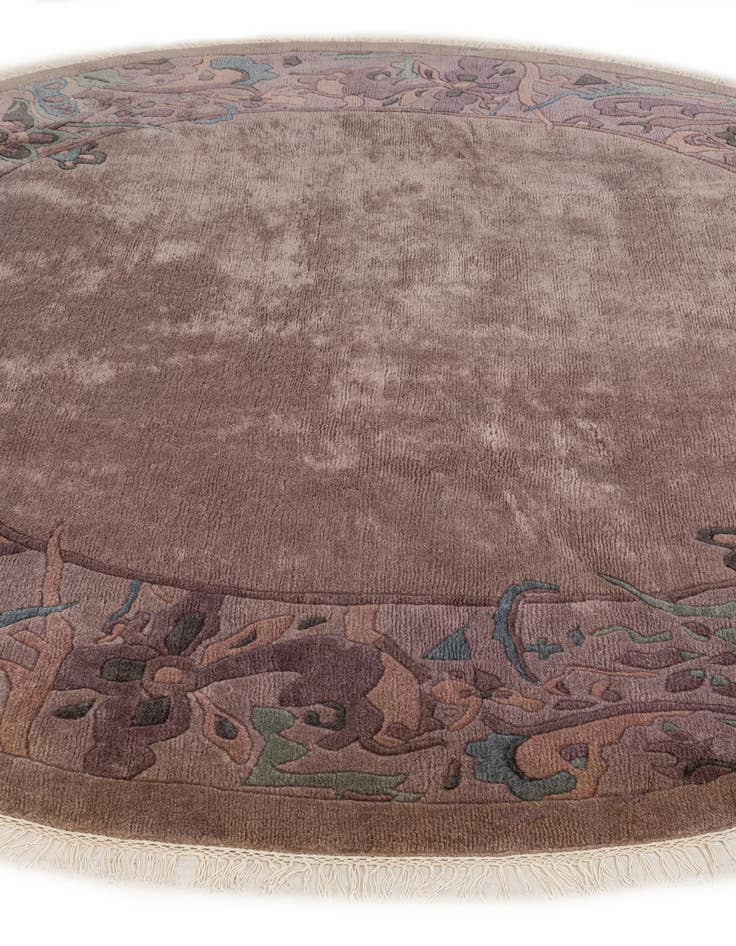 Detail image of  7' 5 x 7' 5  Hand Knotted Tibet Wool Round Rug