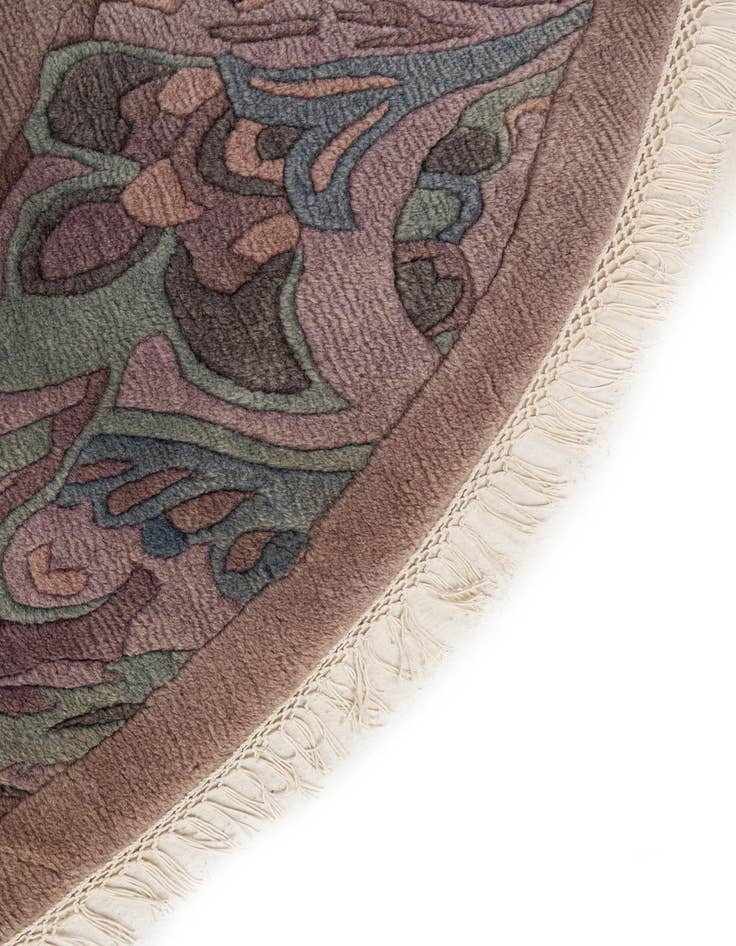 Detail image of  7' 5 x 7' 5  Hand Knotted Tibet Wool Round Rug