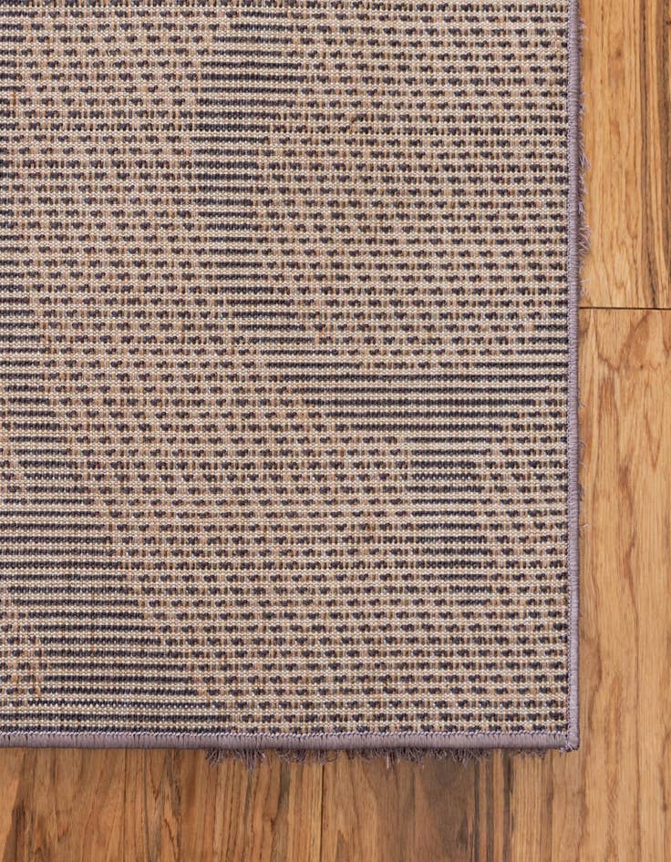 Detail image of  2' 7 x 10' Botanical Shag Runner Rug