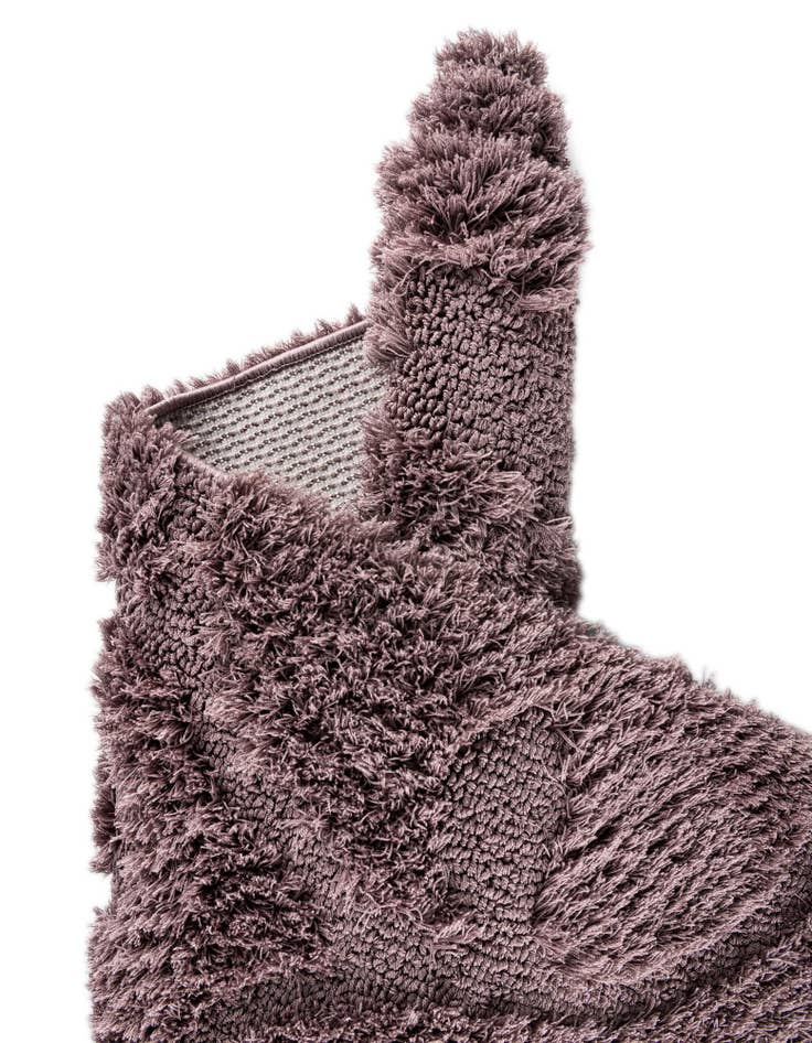 Detail image of  2' 7 x 10' Botanical Shag Runner Rug