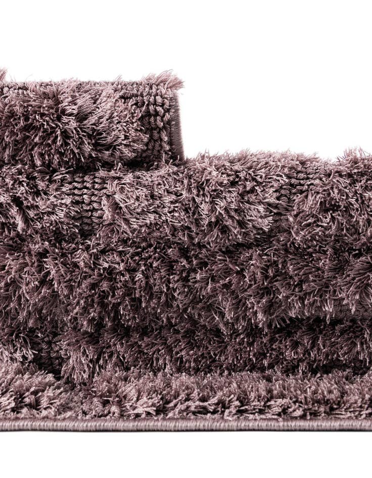 Detail image of  2' 7 x 10' Botanical Shag Runner Rug