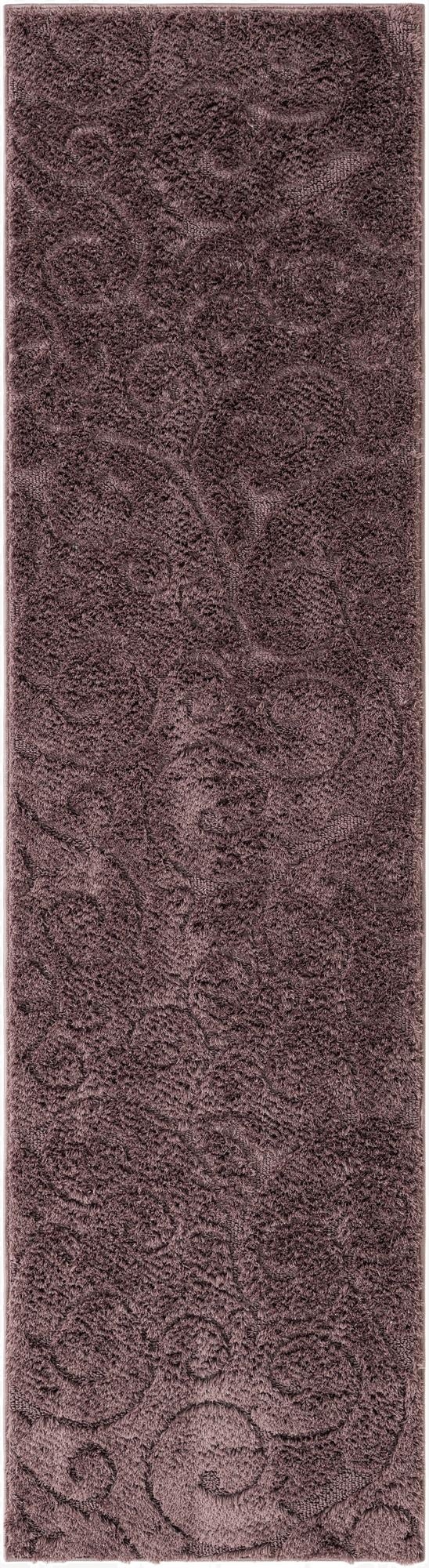  2' 7 x 10' Botanical Shag Runner Rug