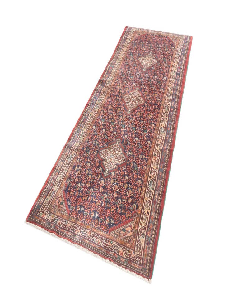 Detail image of  4' 3 x 10' 3 Hamedan Runner Rug