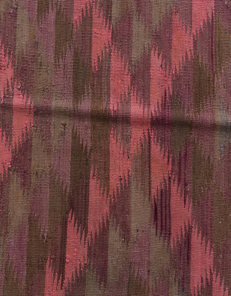 Detail image of  4' 5 x 11' 7  Hand Woven Kilim Fars Wool Runner Rug