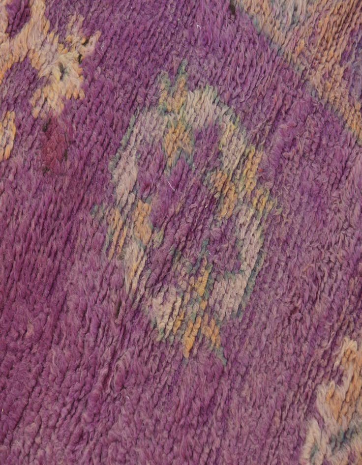 Detail image of  6' 6 x 15' 9  Hand Knotted Moroccan Wool Runner Rug