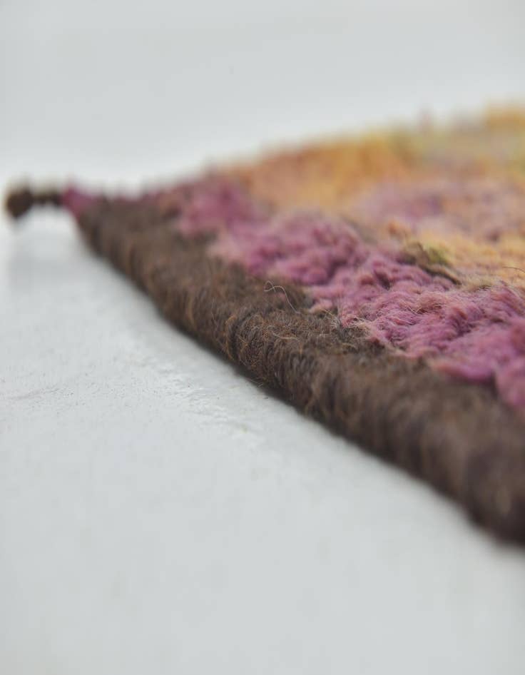 Detail image of  6' 6 x 15' 9  Hand Knotted Moroccan Wool Runner Rug