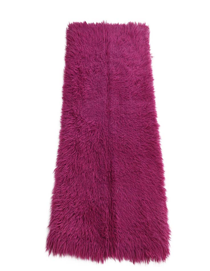 Detail image of  2' 1 x 3' 10  Hand Knotted Moroccan Wool Runner Rug