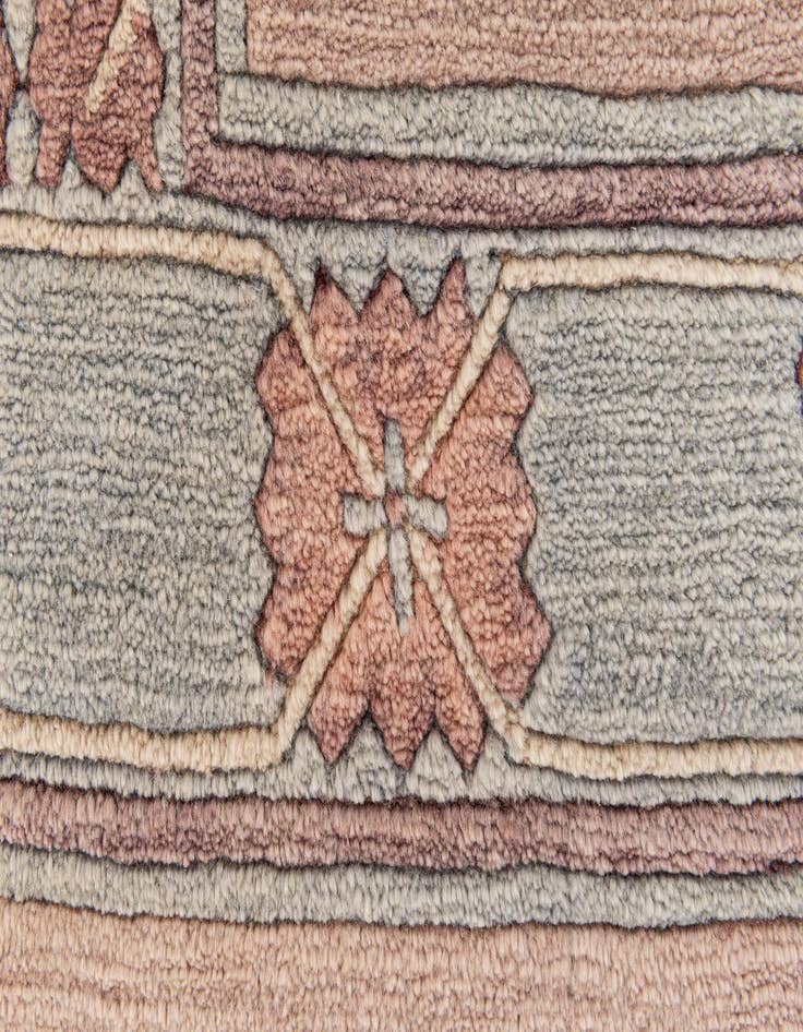 Detail image of  3' 1 x 5' 10  Hand Knotted Nepal Wool Runner Rug