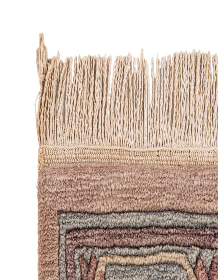 Detail image of  3' 1 x 5' 10  Hand Knotted Nepal Wool Runner Rug