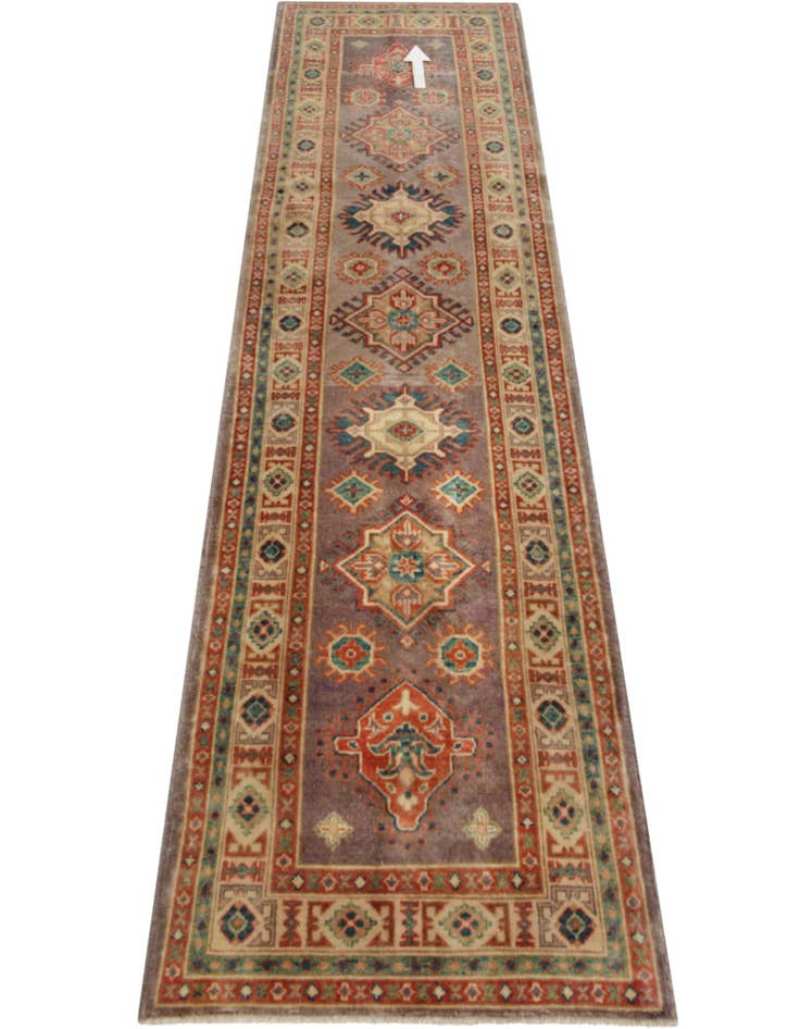 Detail image of  2' 10 x 10'  Hand Knotted Oushak Wool Runner Rug