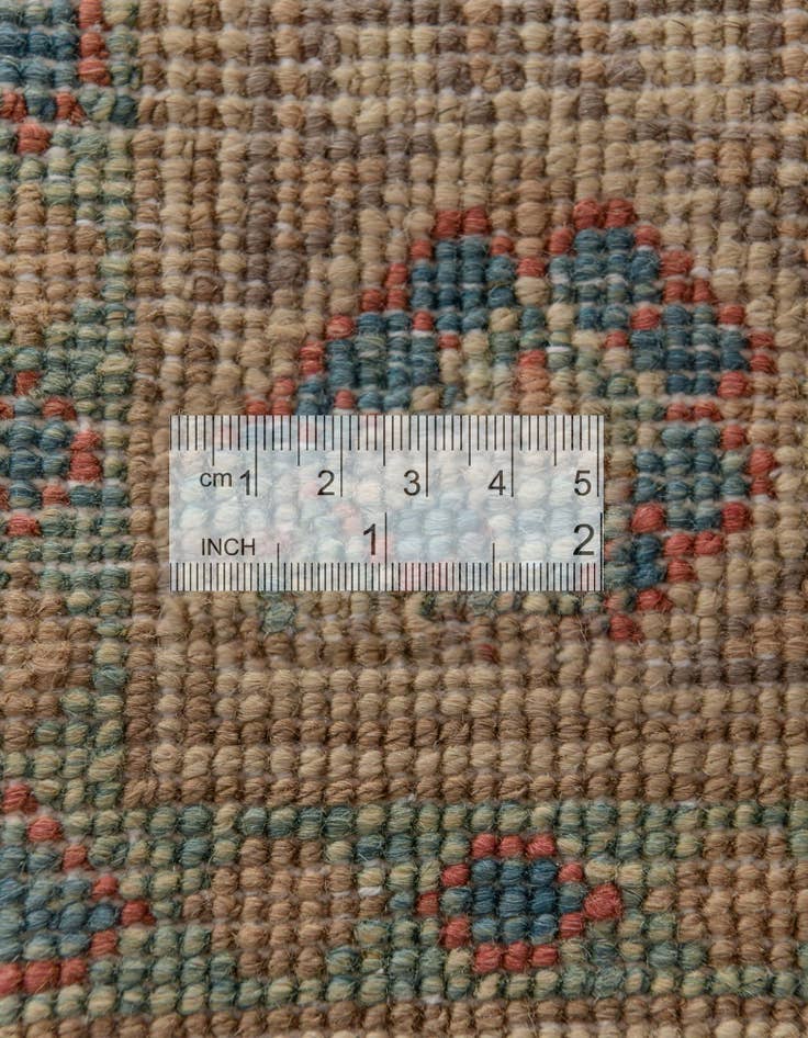 Detail image of  2' 10 x 10'  Hand Knotted Oushak Wool Runner Rug